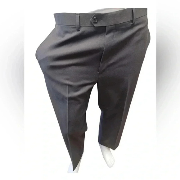 Haggar 100% Wool Charcoal 2 Piece  Suit Size 46 S/P - Picture 5 of 14